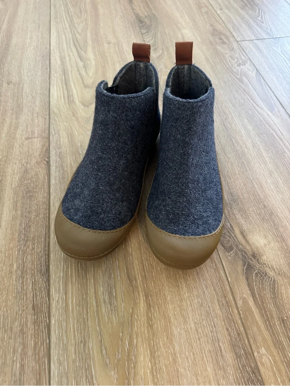 Huckberry Grey Wool Size US 10 Men's Outdoor Slipper Boot Made In Portugal